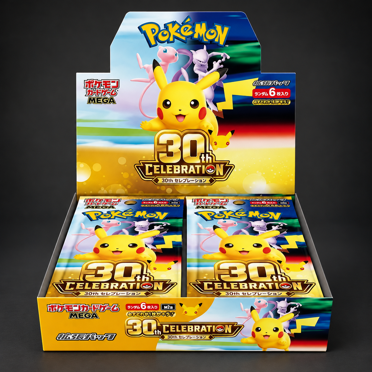 Japanese Pokémon 30th CELEBRATION booster box (M6a)