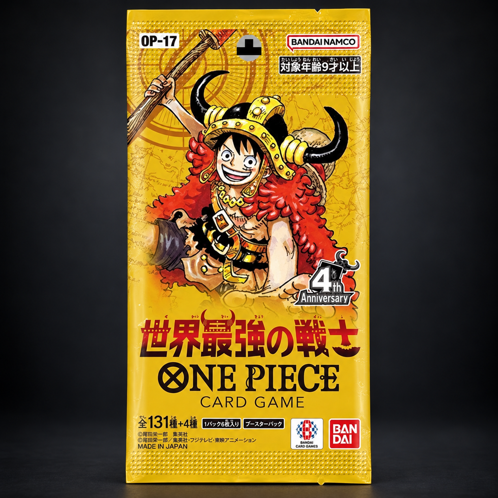 One Piece OP-17 The World's Strongest Warriors Japanese booster pack