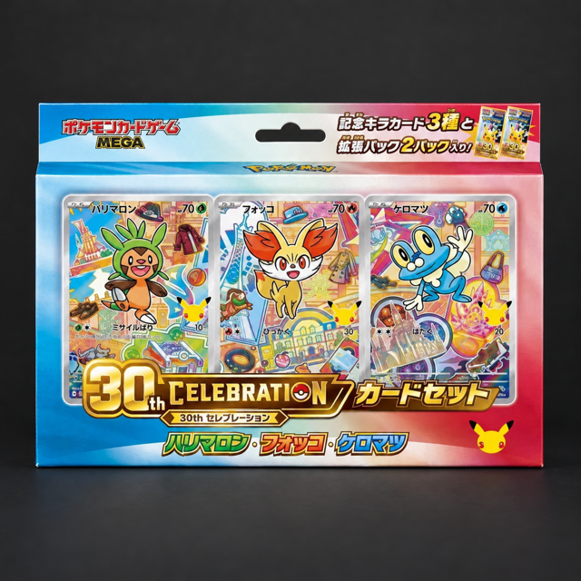 Pokémon 30th CELEBRATION card set, all 9 types, sealed Japanese – view 7
