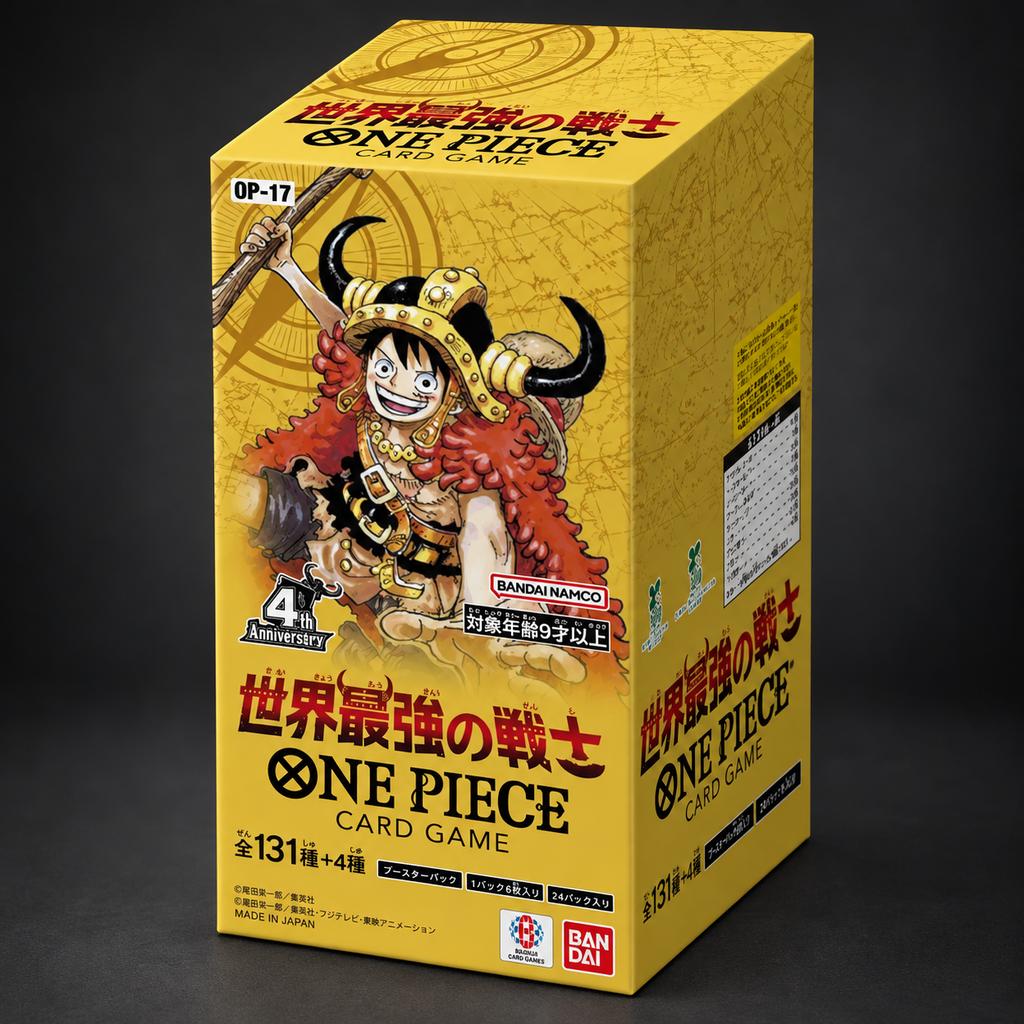 One Piece Card Game OP-17 The World's Strongest Warriors booster box, sealed Japanese