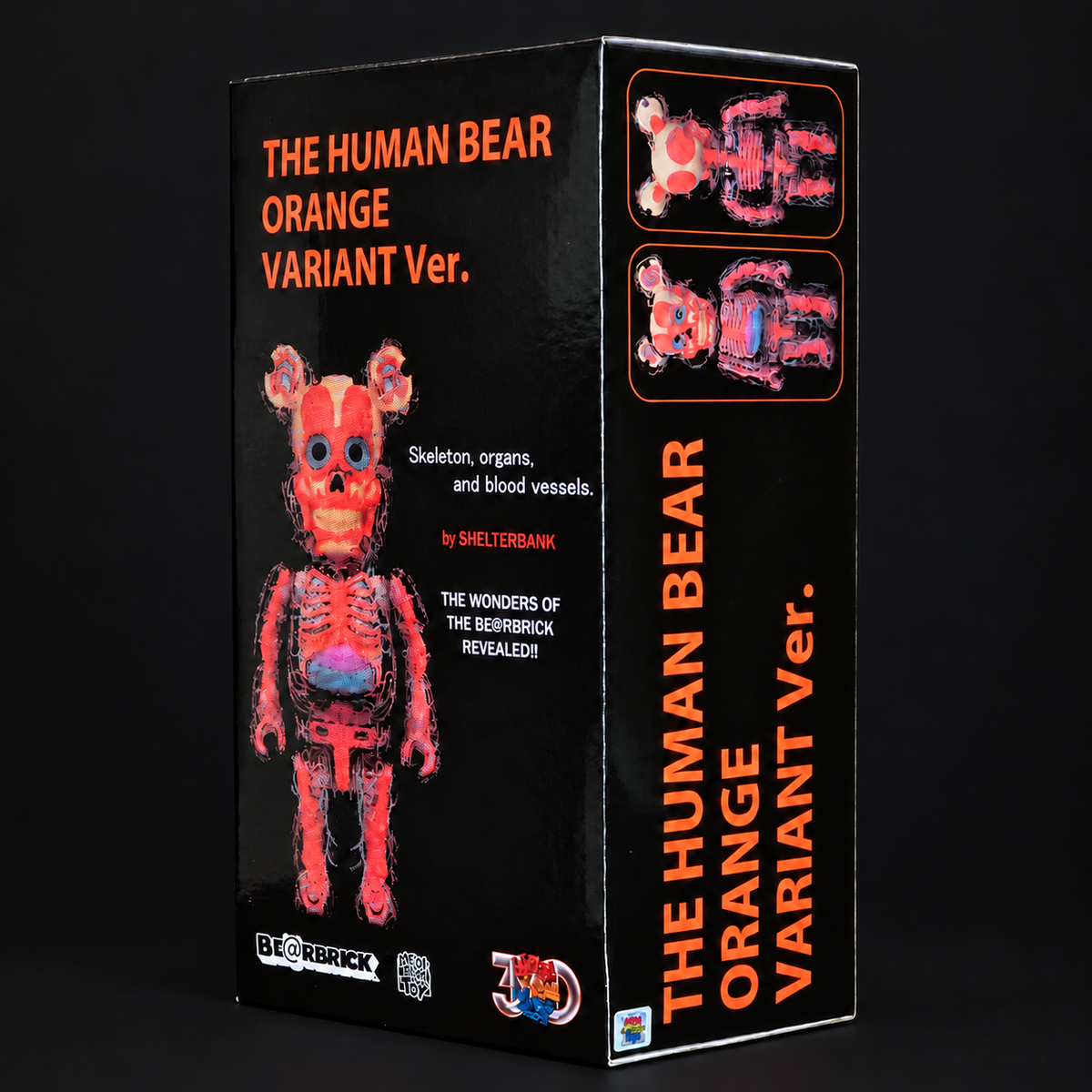 BE@RBRICK SHELTERBANK The Human Bear 400%, orange – view 4