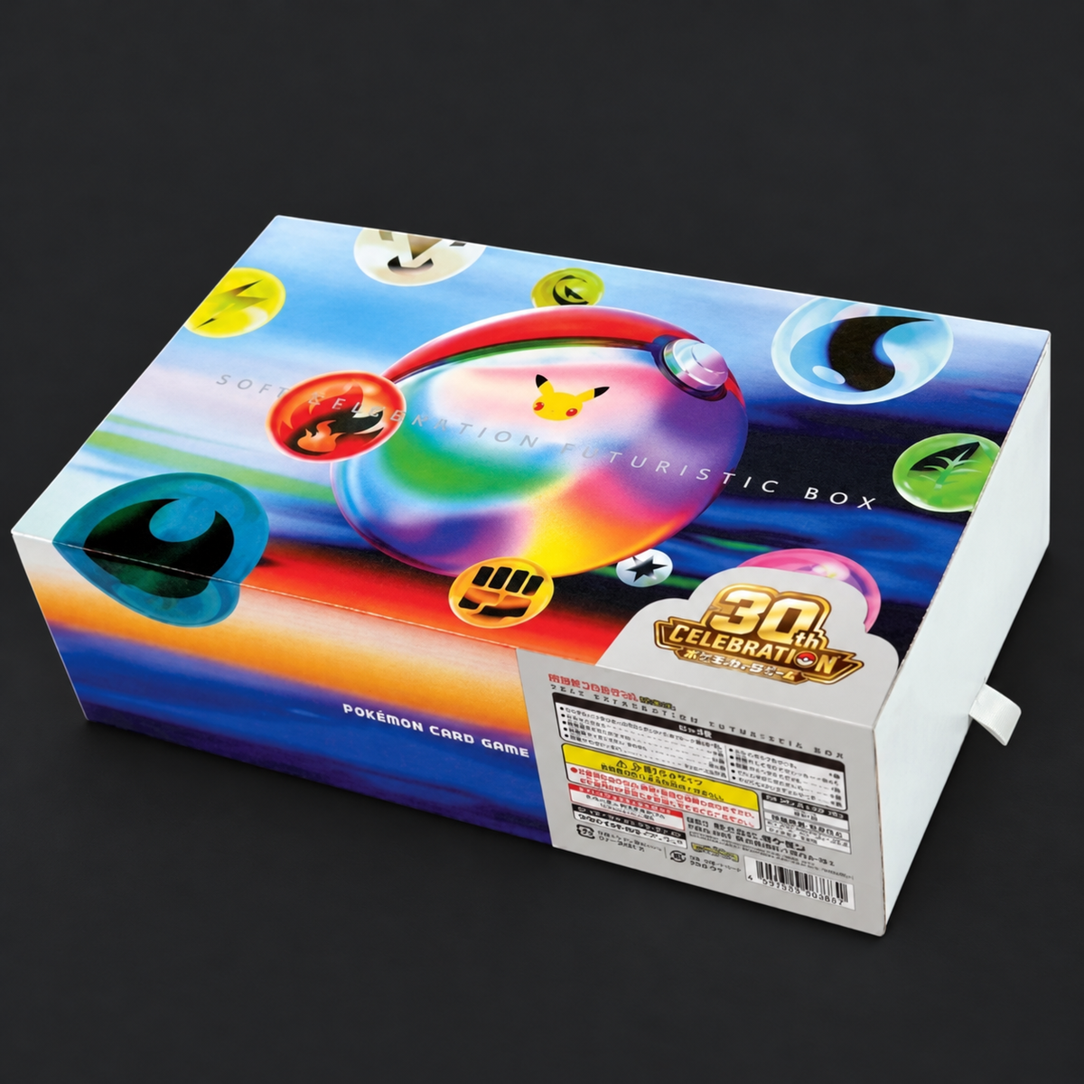 Pokémon 30th CELEBRATION Futuristic Box, Japanese special box, sealed