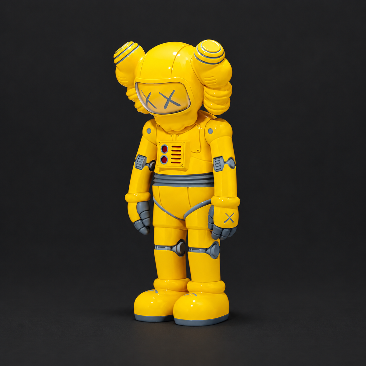 KAWS:HOLIDAY Hangzhou vinyl figure, yellow – view 3
