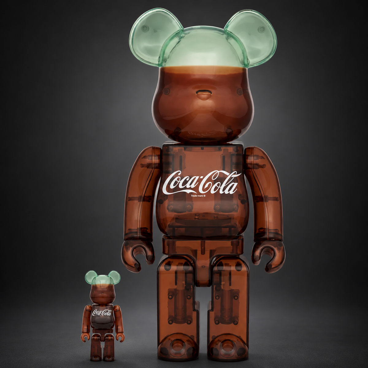 BE@RBRICK Coca-Cola Bottle 100% & 400% set by Medicom Toy
