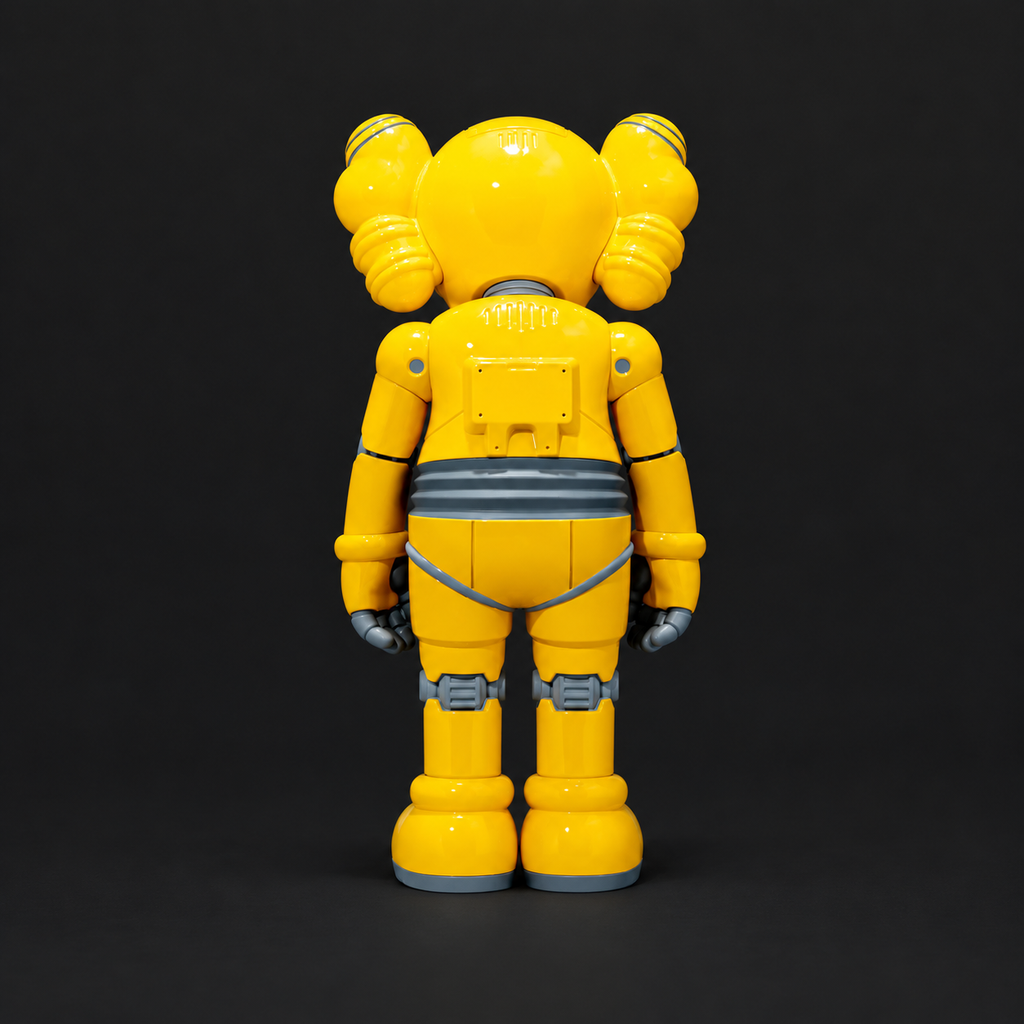 KAWS:HOLIDAY Hangzhou geel – achterkant