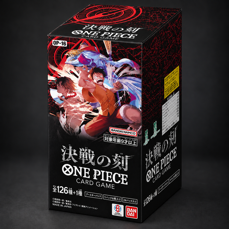 One Piece Card Game OP-16 The Time of Battle booster box giapponese, sigillata