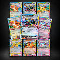 Pokémon Eeveelution ex RR complete set, Japanese Terastal Festival ex – 9 cards