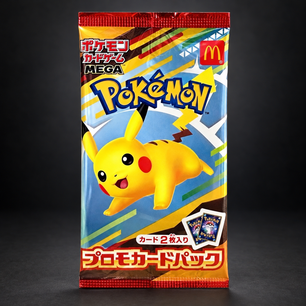 Pack promo Pokémon McDonald's Japan Happy Set 2025, scellé – face avant