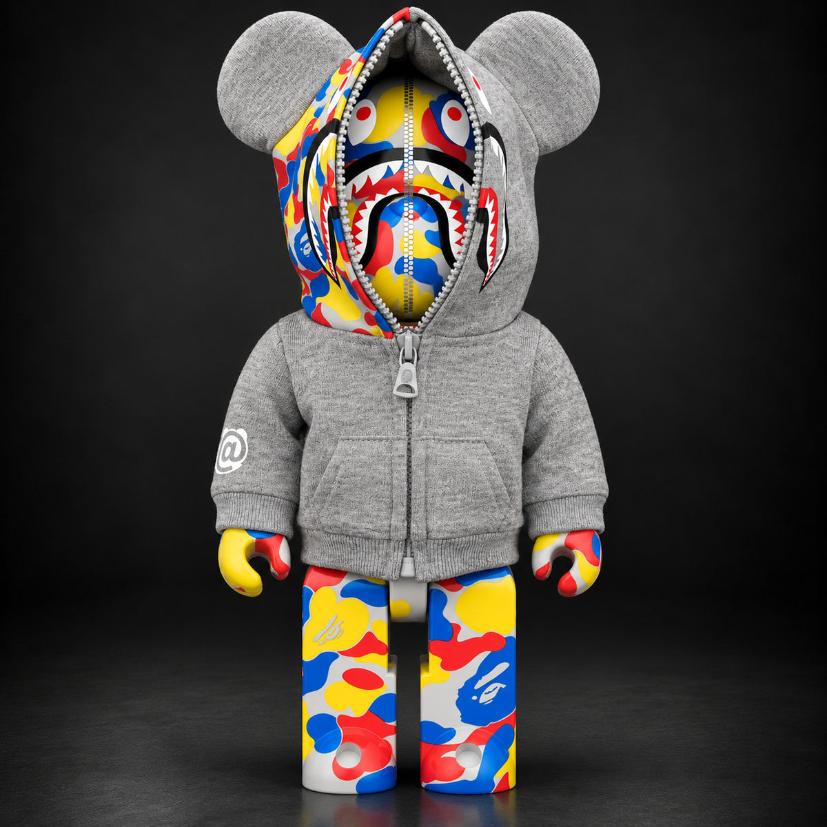 BE@RBRICK BAPE Camo Shark set – photo 2