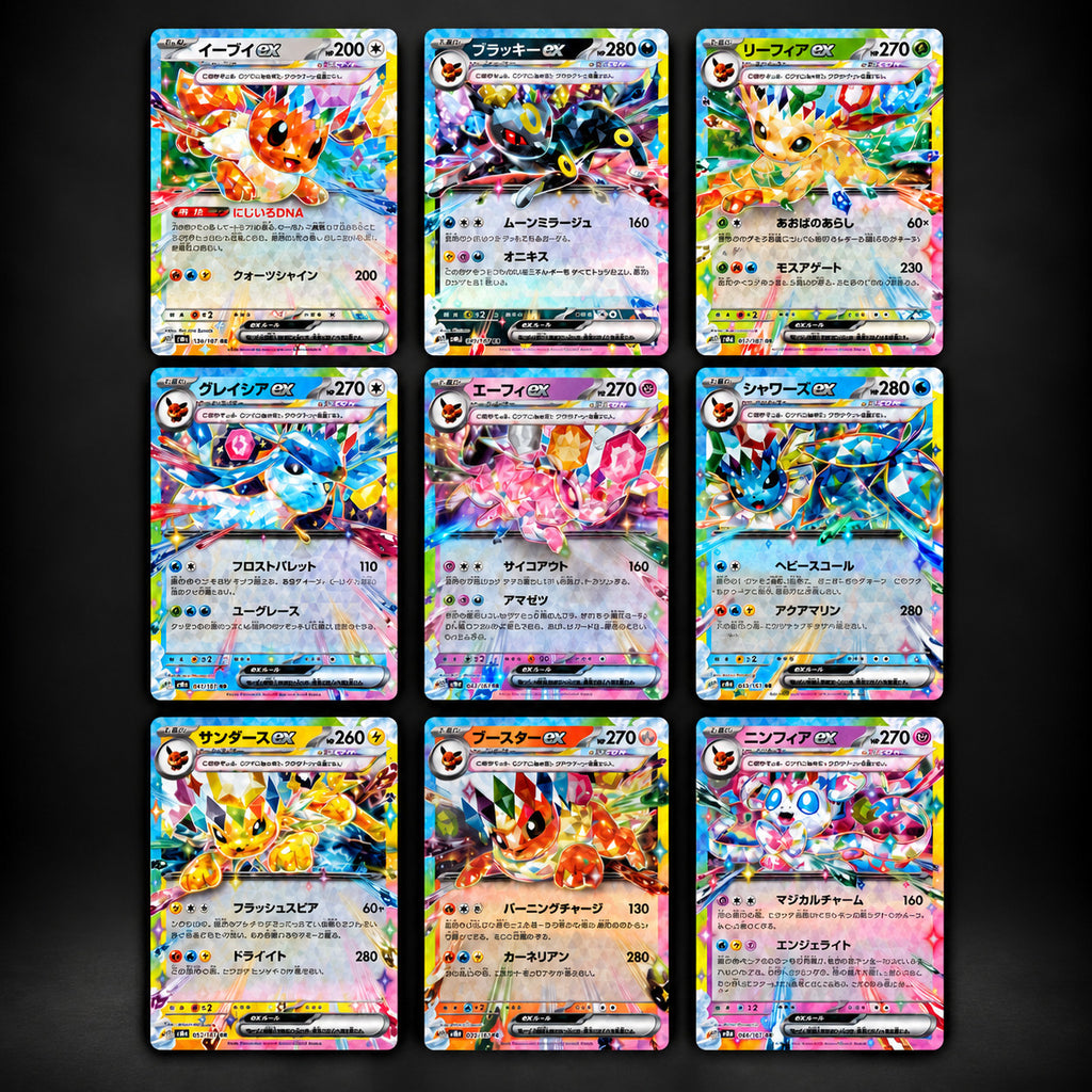 Pokemon Eeveelution ex RR complete set – photo 2