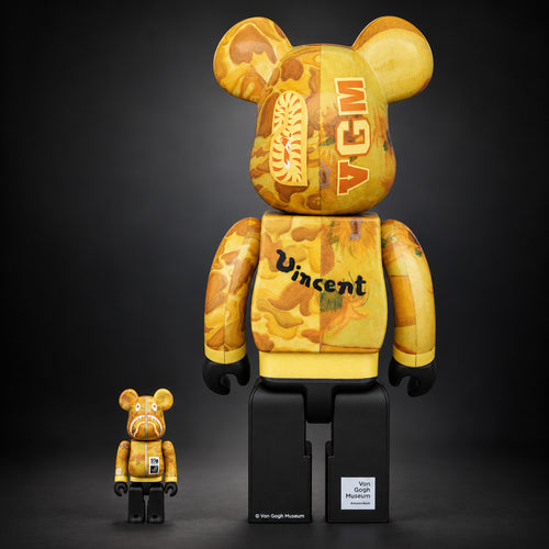 BE@RBRICK BAPE x Van Gogh Museum Sunflowers Shark – photo 2