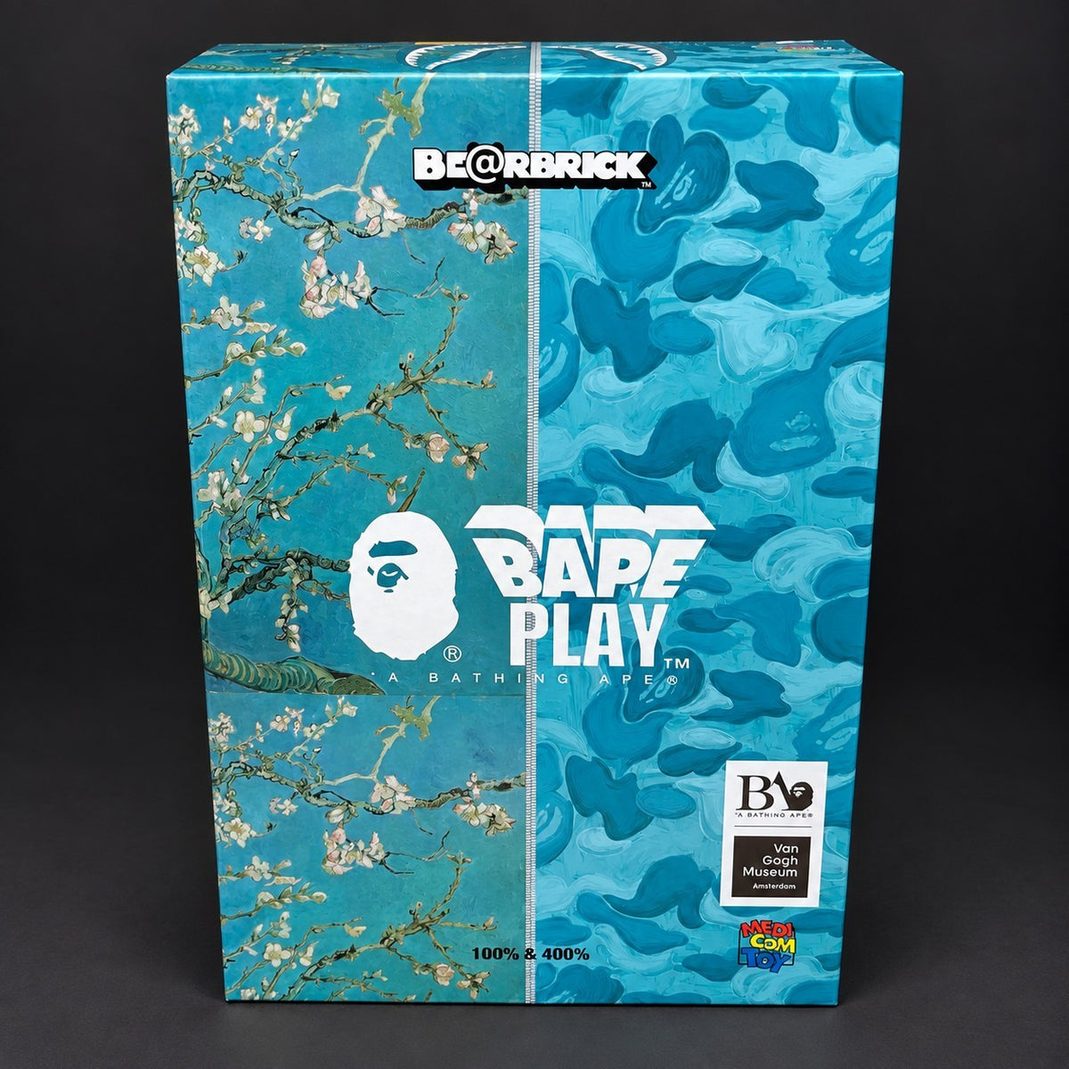 BE@RBRICK BAPE x Van Gogh Museum Almond Blossom Shark – photo 4