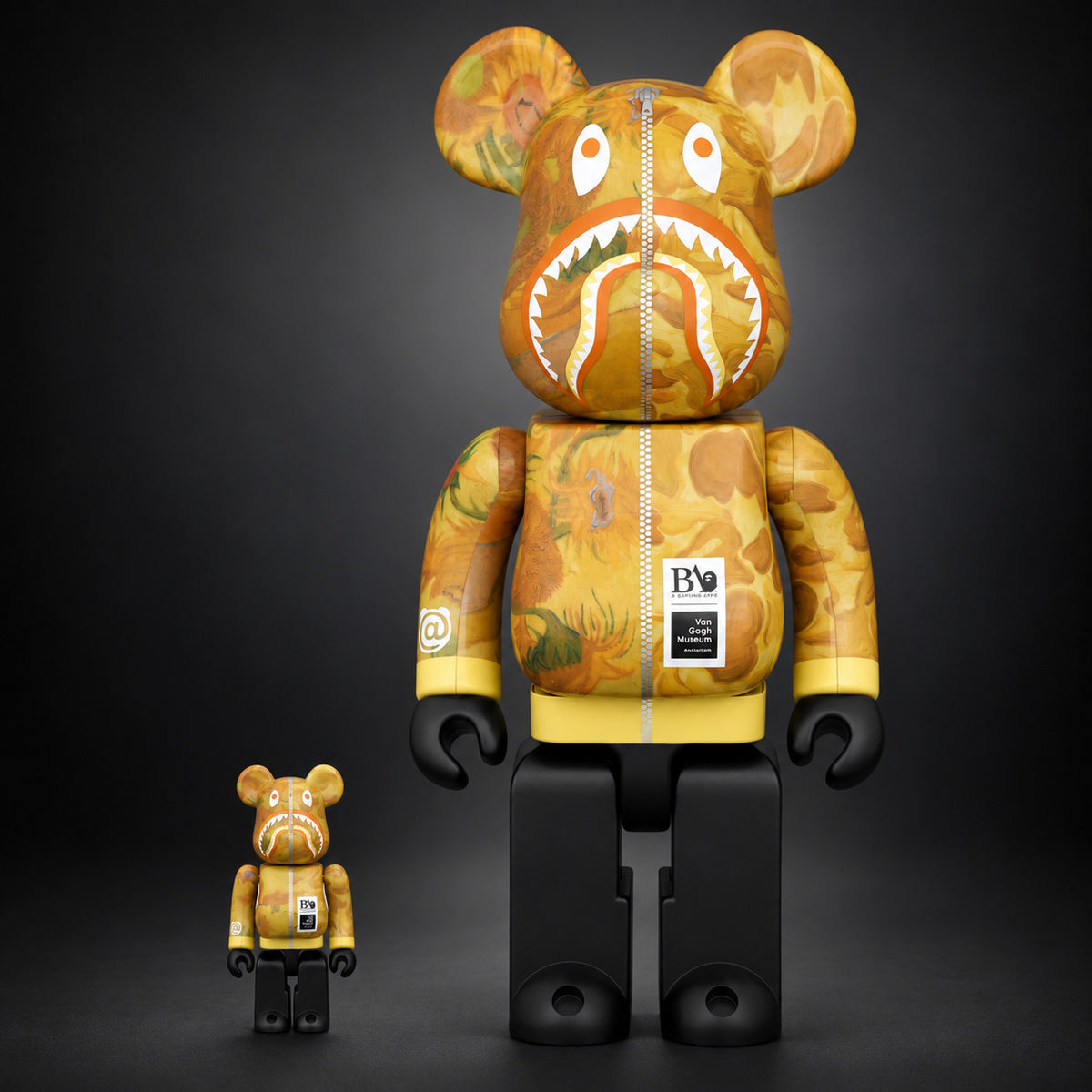 BE@RBRICK BAPE x Van Gogh Museum Sunflowers Shark – photo 1