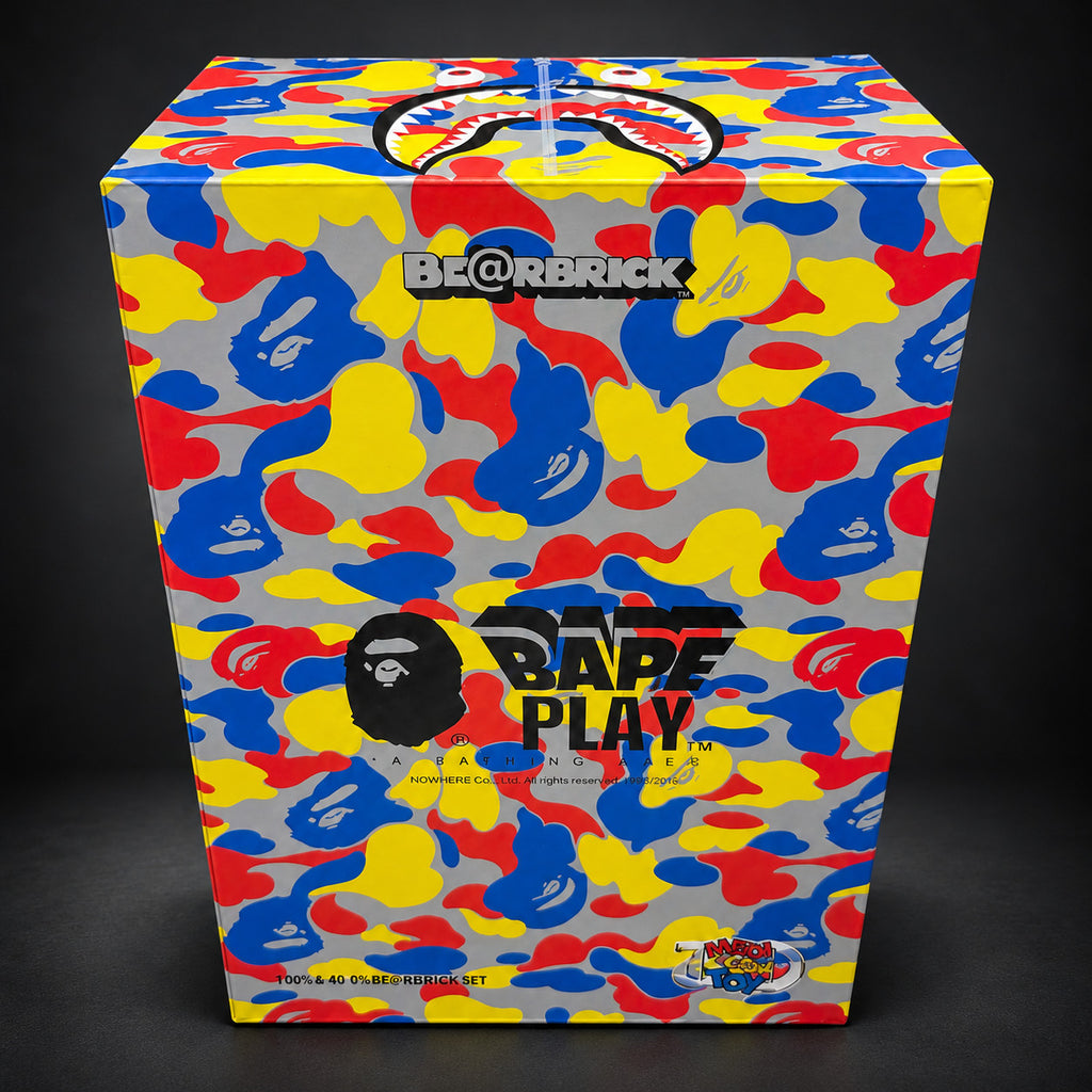 BE@RBRICK BAPE Camo Shark set – photo 5
