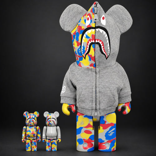 BE@RBRICK BAPE Camo Shark set – photo 1