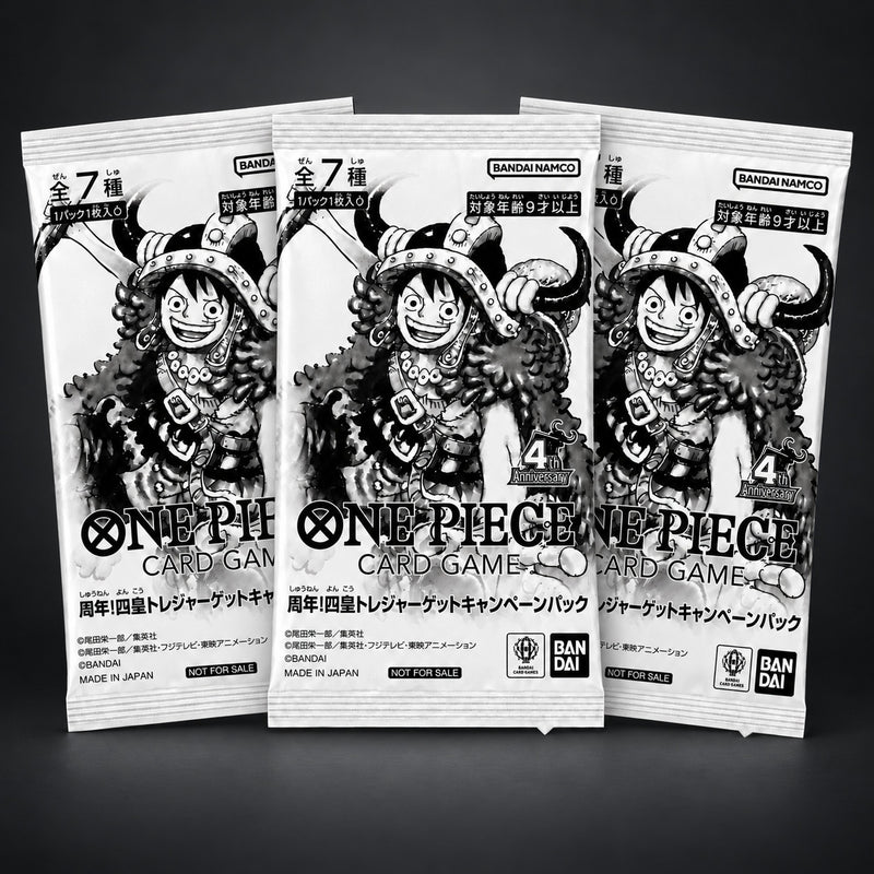 One Piece 4th Anniversary Four Emperors promo pack set – photo 1