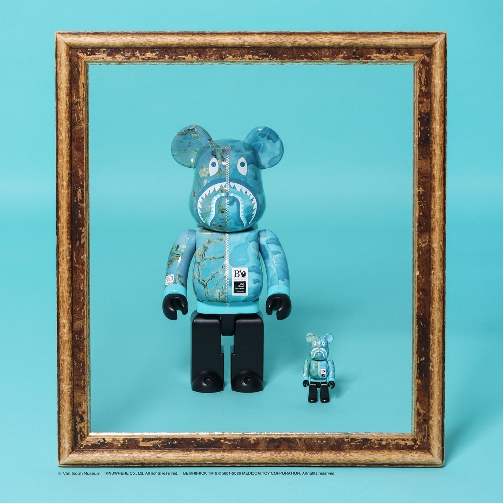 BE@RBRICK BAPE x Van Gogh Museum Almond Blossom Shark – photo 7